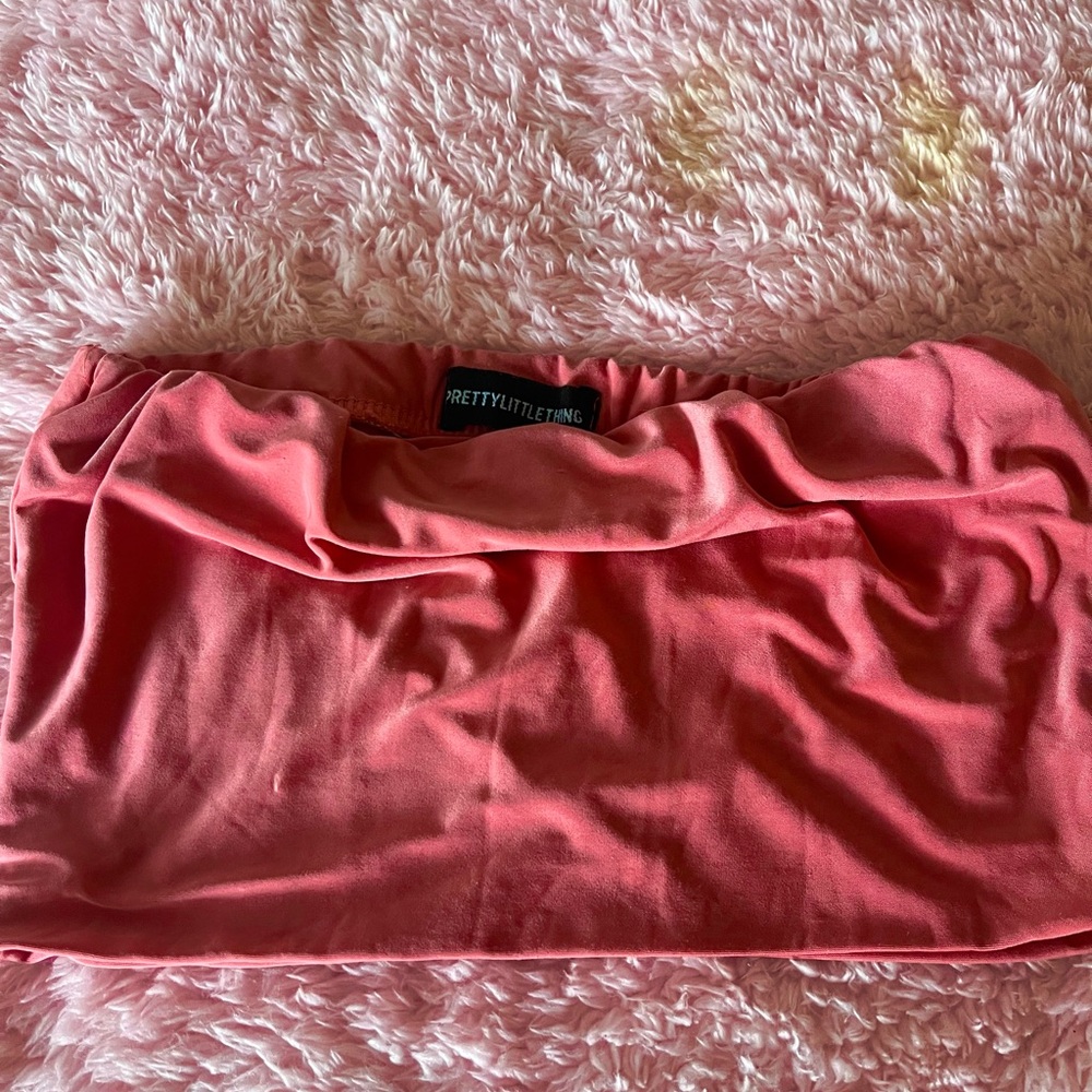 PrettyLittleThing Pink Tube Top